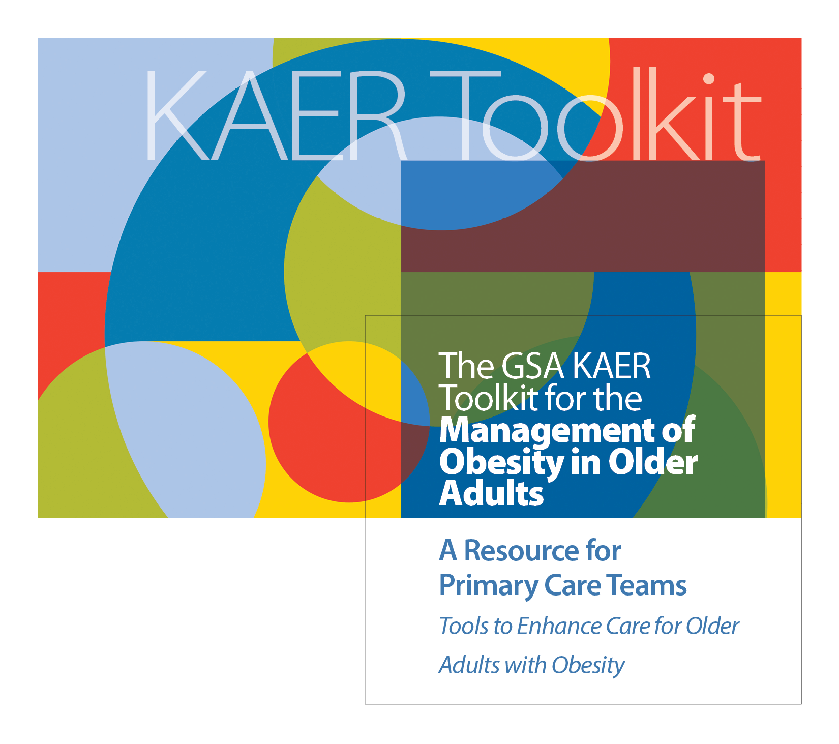 GSA KAER Toolkit for the Management of Older Adults with Obesity